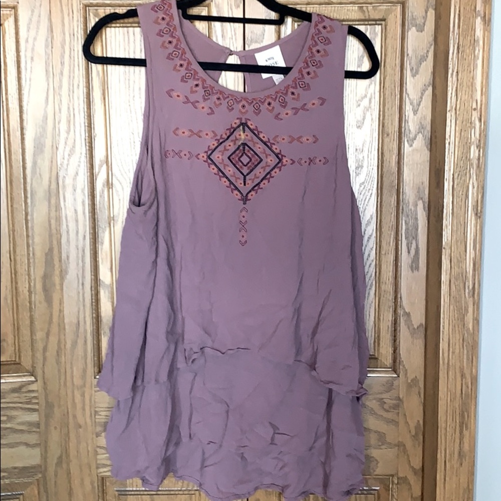 Trial print tank top